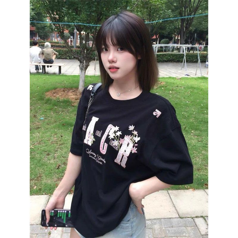 Pure cotton short sleeve T-shirt