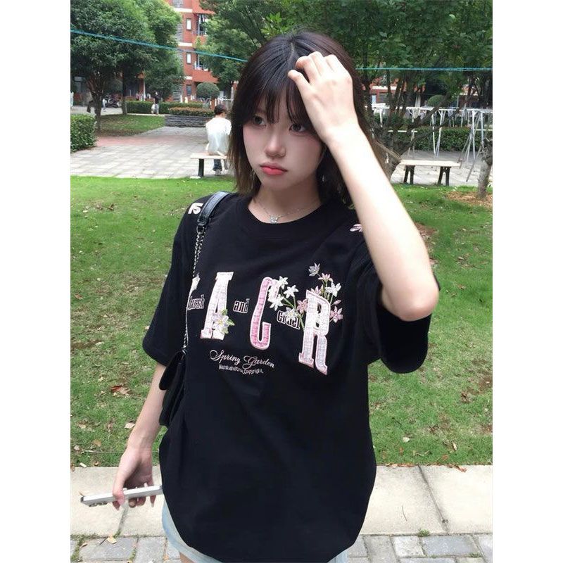 Pure cotton short sleeve T-shirt