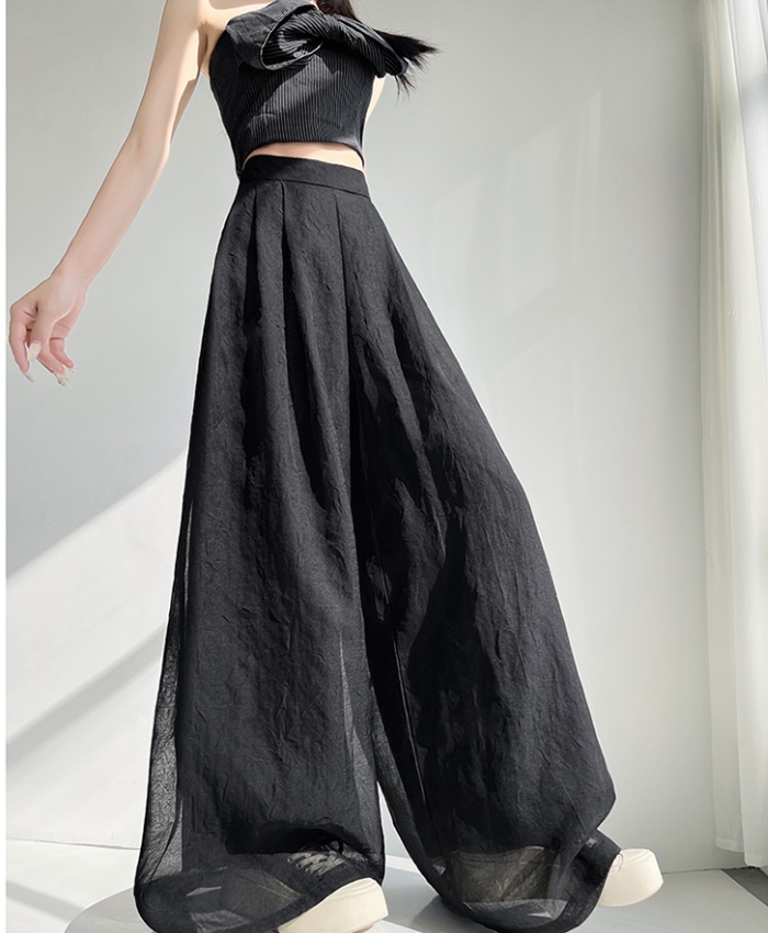 Temperament Casual slim wicking straight long pants for women