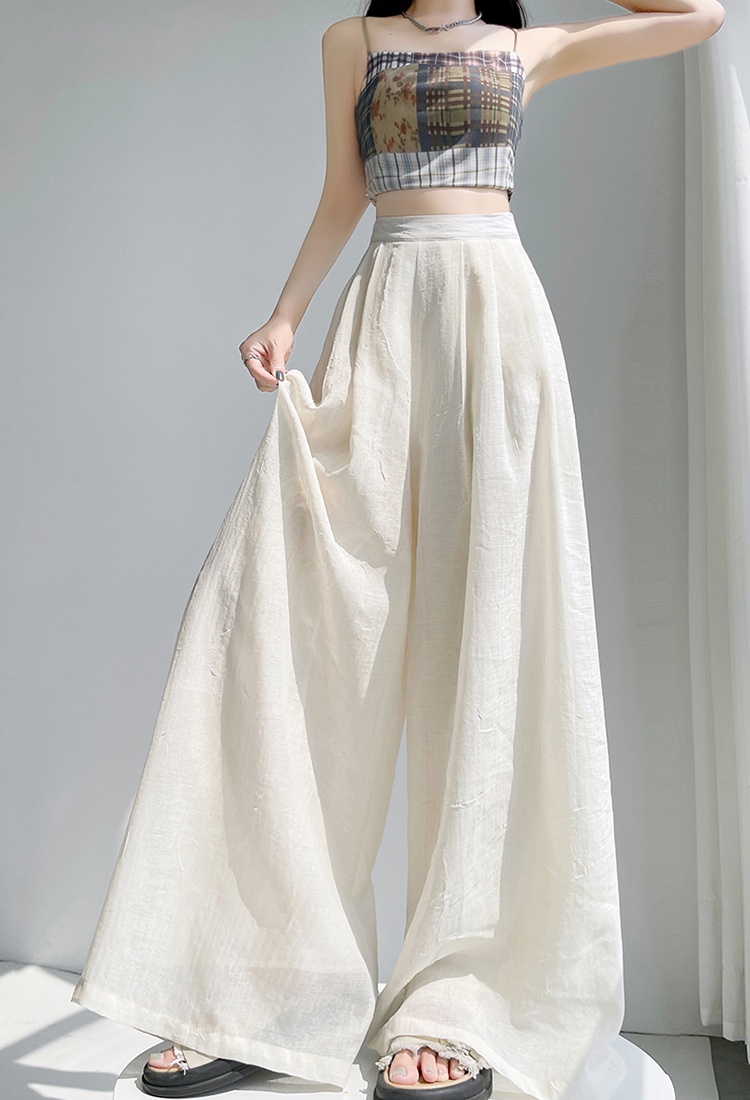 Temperament Casual slim wicking straight long pants for women