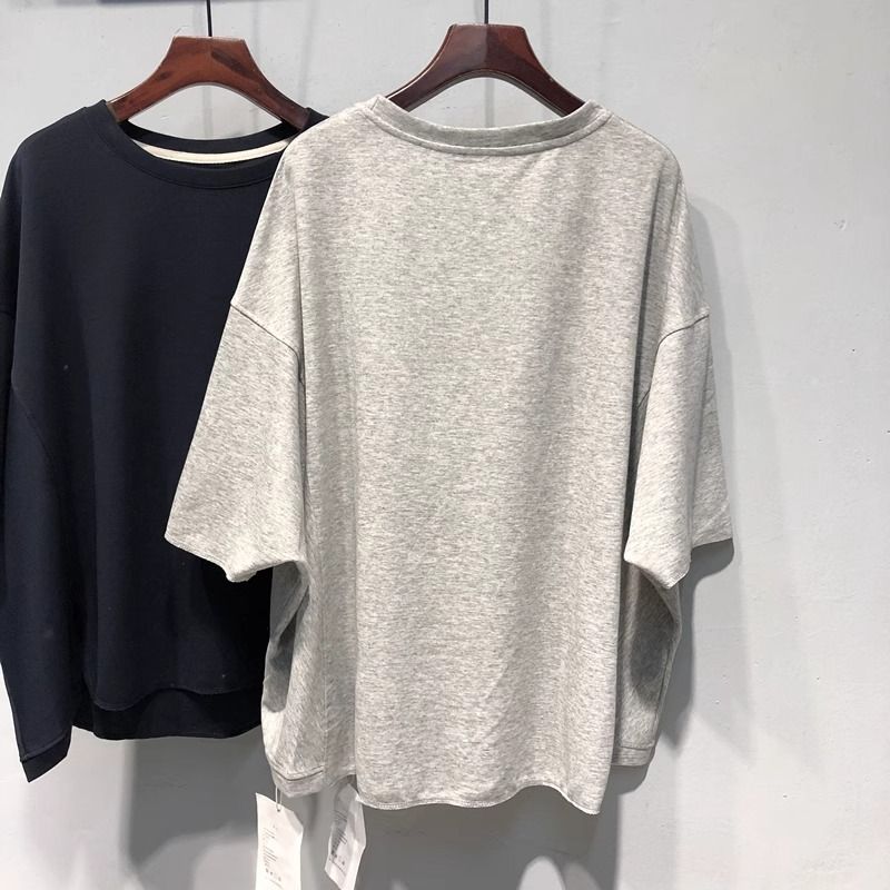 Large yard long and short in front cotton T-shirt