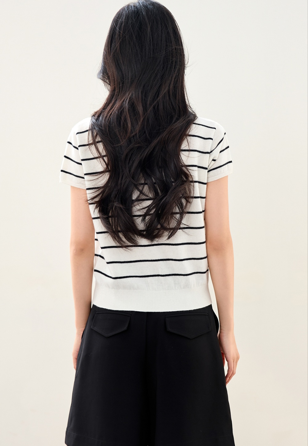 Summer short sleeve tops commuting T-shirt for women