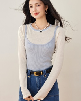 Sling tops long sleeve vest for women