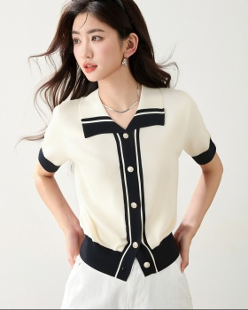Fashion commuting tops mixed colors T-shirt for women