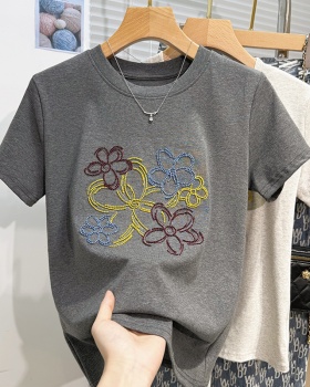 Short sleeve tops loose T-shirt for women