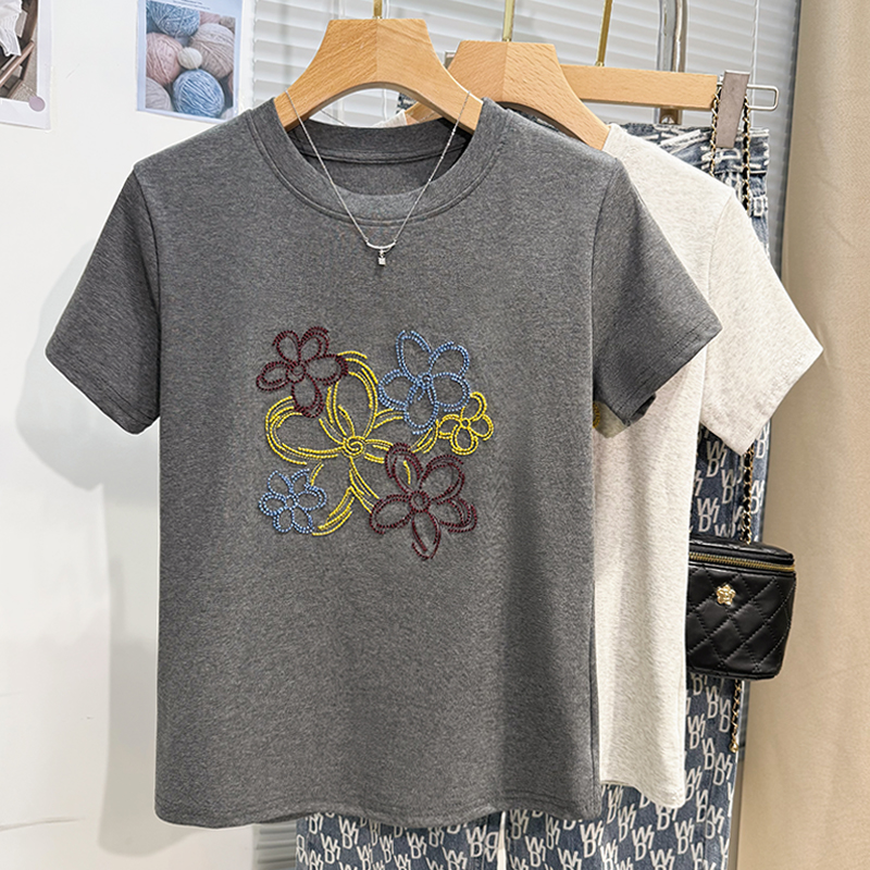 Short sleeve tops loose T-shirt for women
