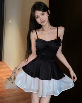 Splice enticement strap dress pink spicegirl dress