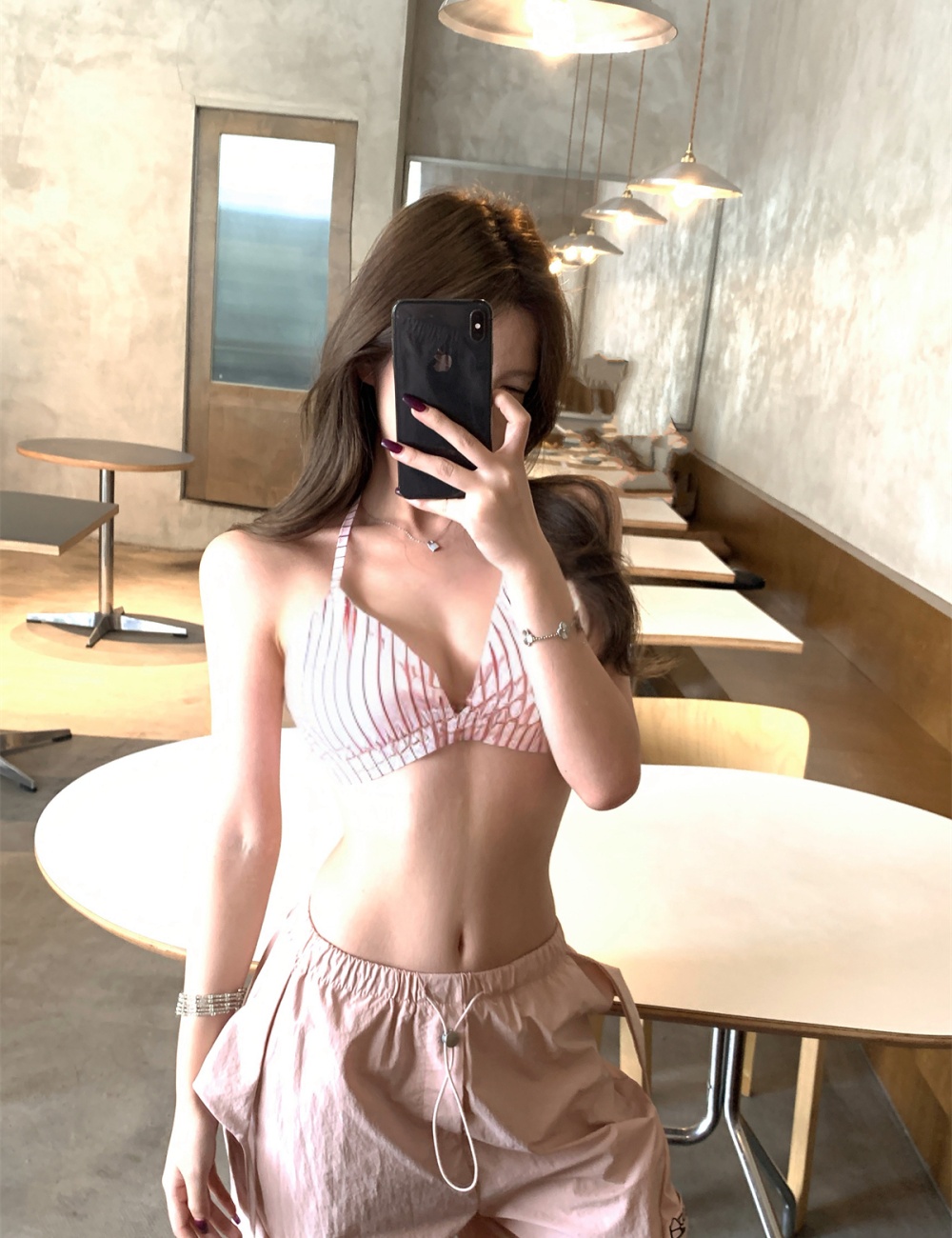 Letters vest enticement long pants 3pcs set for women