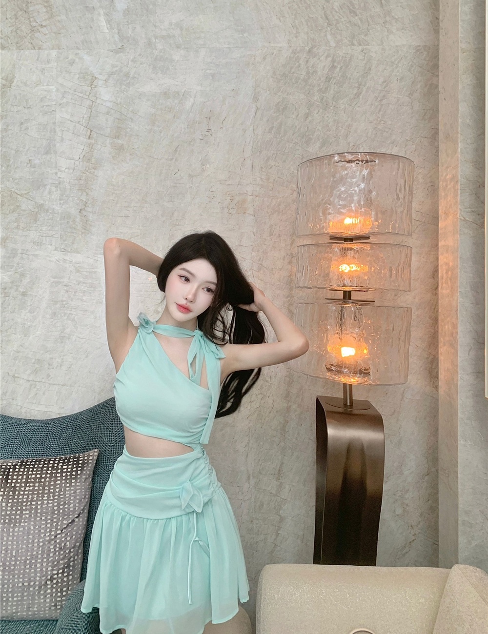 Temperament beach dress chiffon dress for women