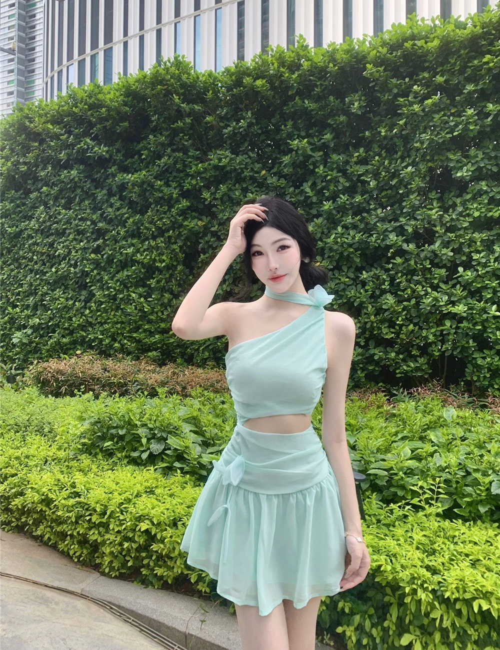 Temperament beach dress chiffon dress for women