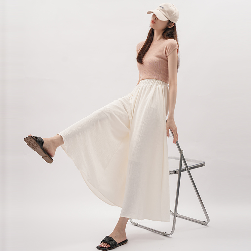 Big skirt wide leg pants loose culottes for women