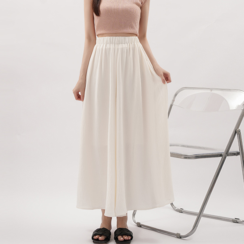 Big skirt wide leg pants loose culottes for women