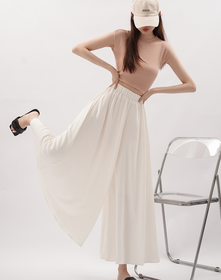 Big skirt wide leg pants loose culottes for women