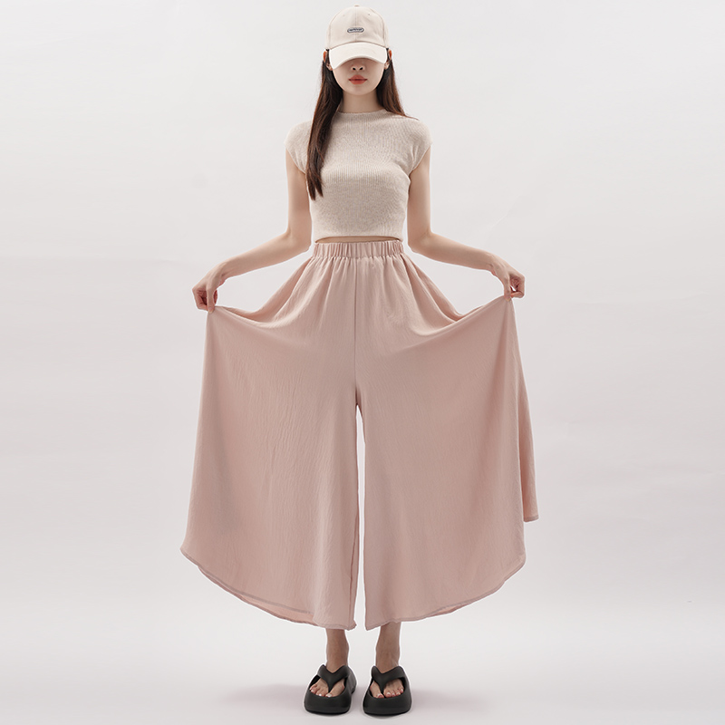 Big skirt wide leg pants loose culottes for women