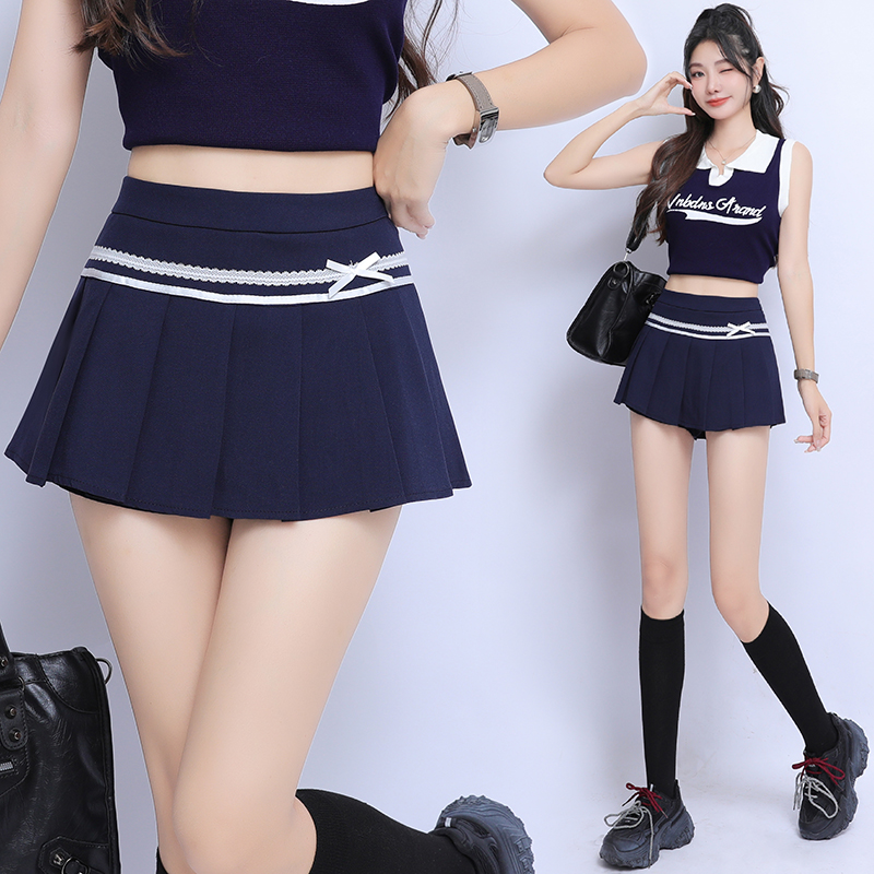 Sweet skirt high waist short skirt for women