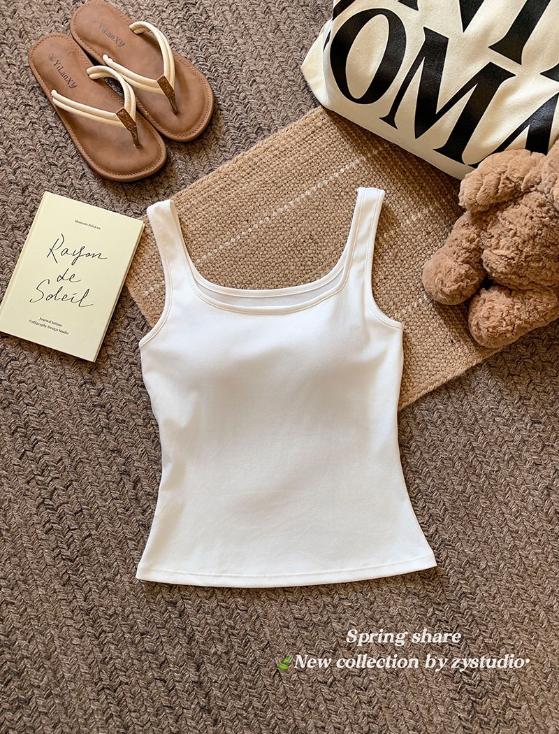 Slim inside the ride tops multicolor vest for women