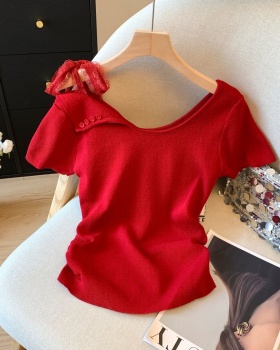 Bottoming tops Western style sweater for women