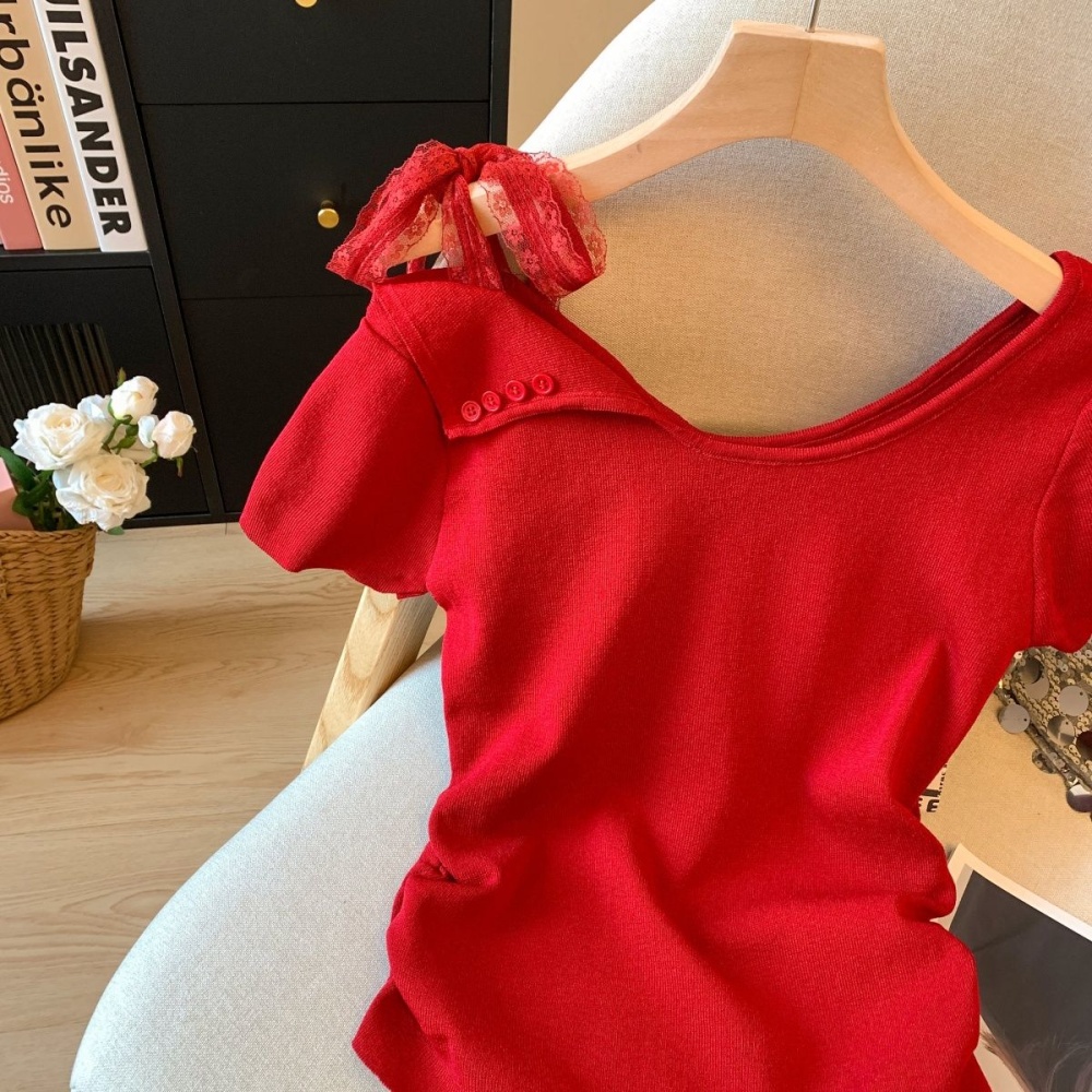 Bottoming tops Western style sweater for women