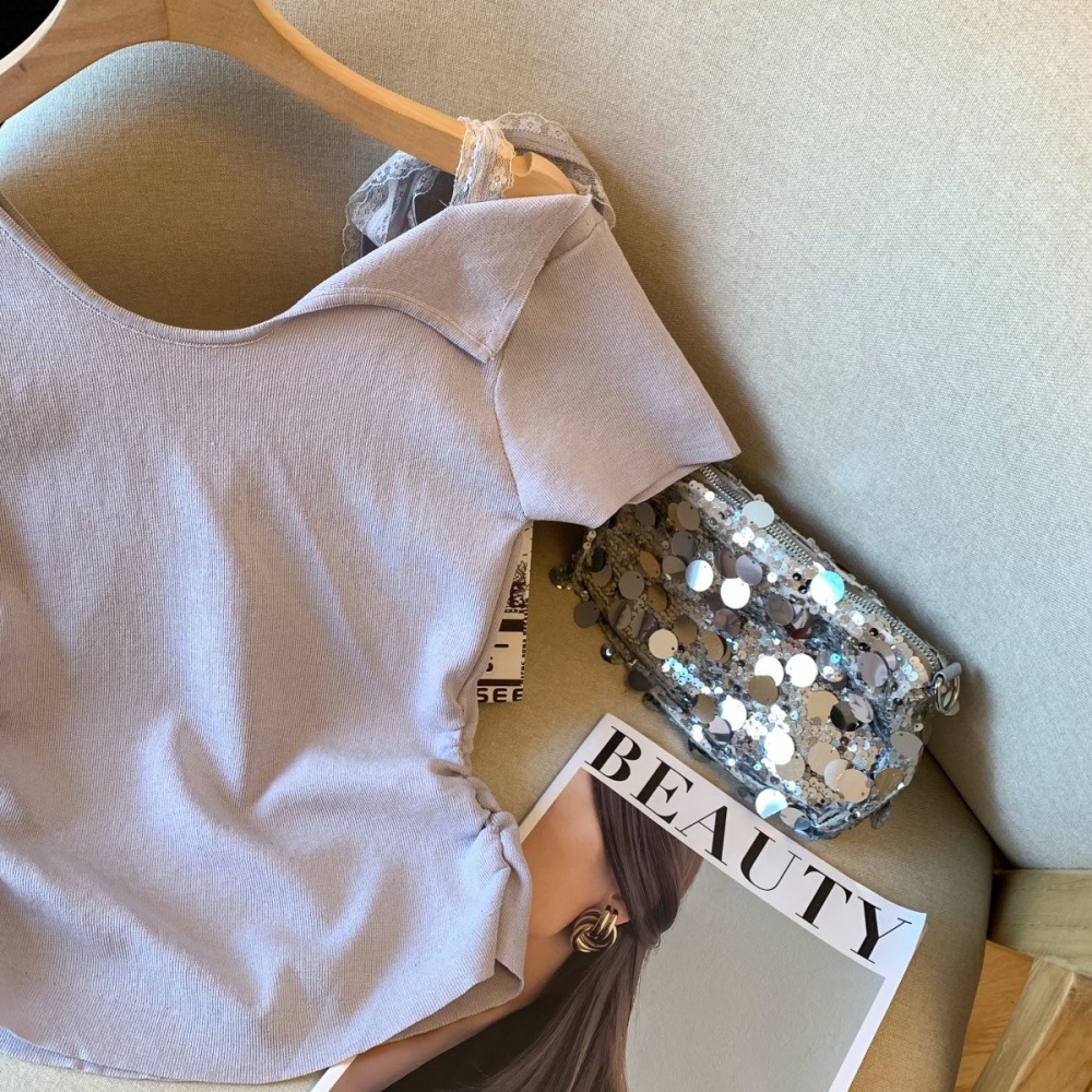 Bottoming tops Western style sweater for women