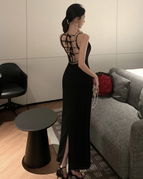 Long temperament dress light luxury ladies formal dress