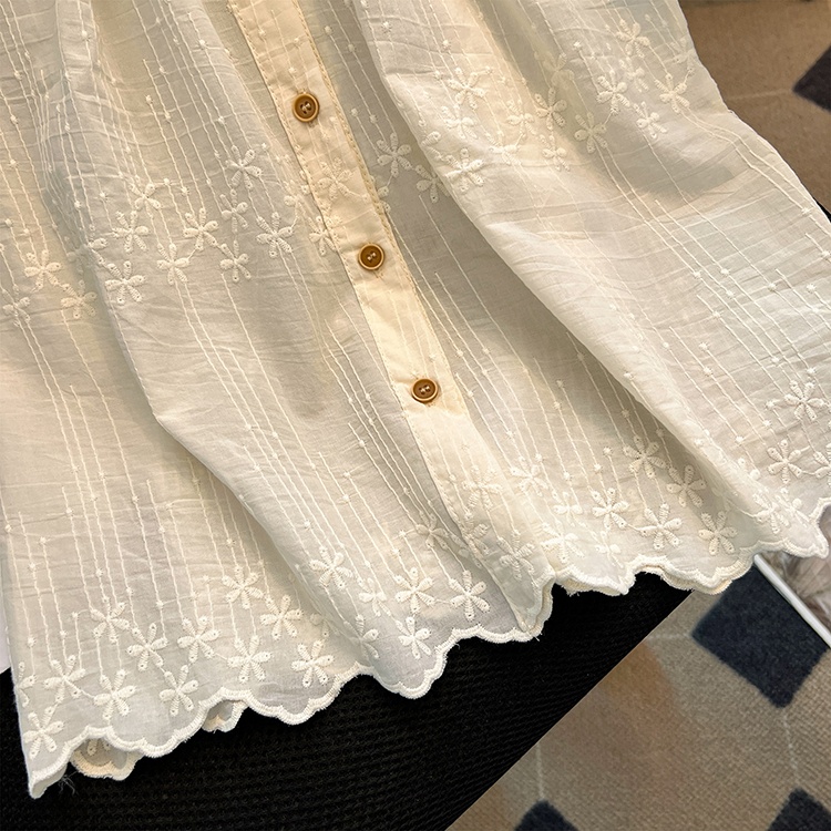 Summer France style tops slim show young shirt for women