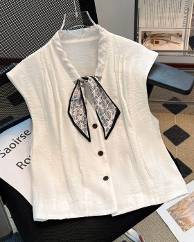 Casual summer tops short Western style small shirt for women