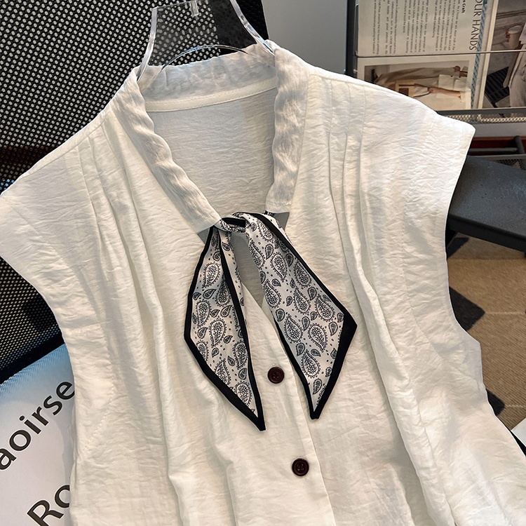 Casual summer tops short Western style small shirt for women