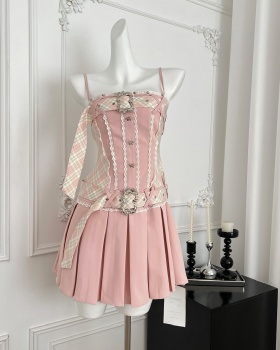 Spring enticement T-back niche sling dress