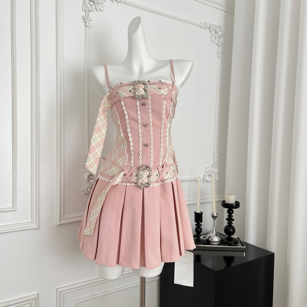 Spring enticement T-back niche sling dress