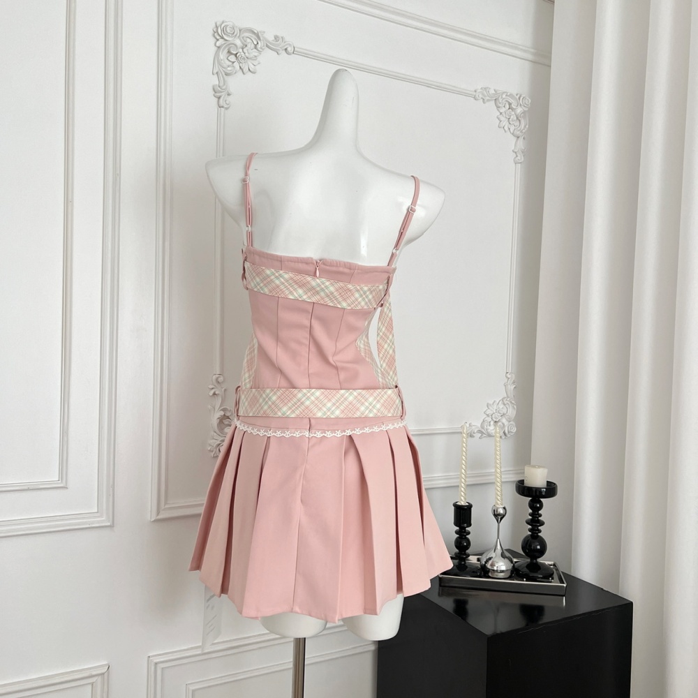 Spring enticement T-back niche sling dress