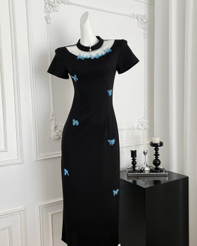 Short sleeve cheongsam temperament dress