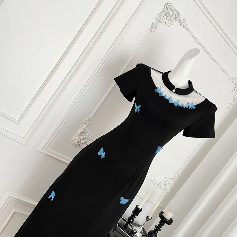 Short sleeve cheongsam temperament dress