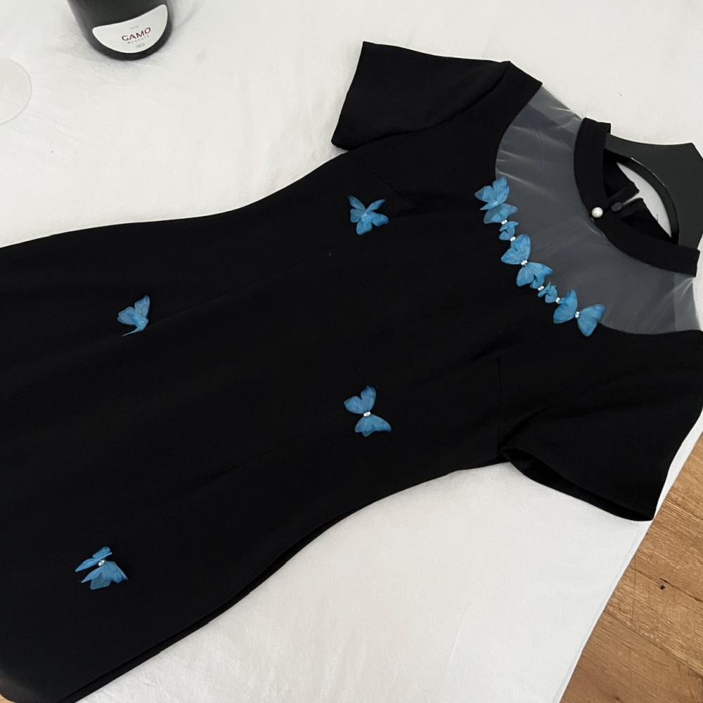 Short sleeve cheongsam temperament dress