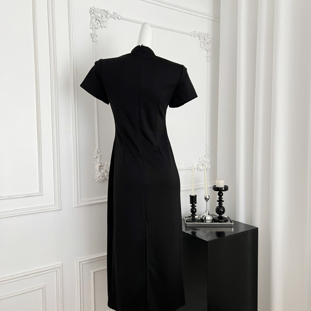 Short sleeve cheongsam temperament dress