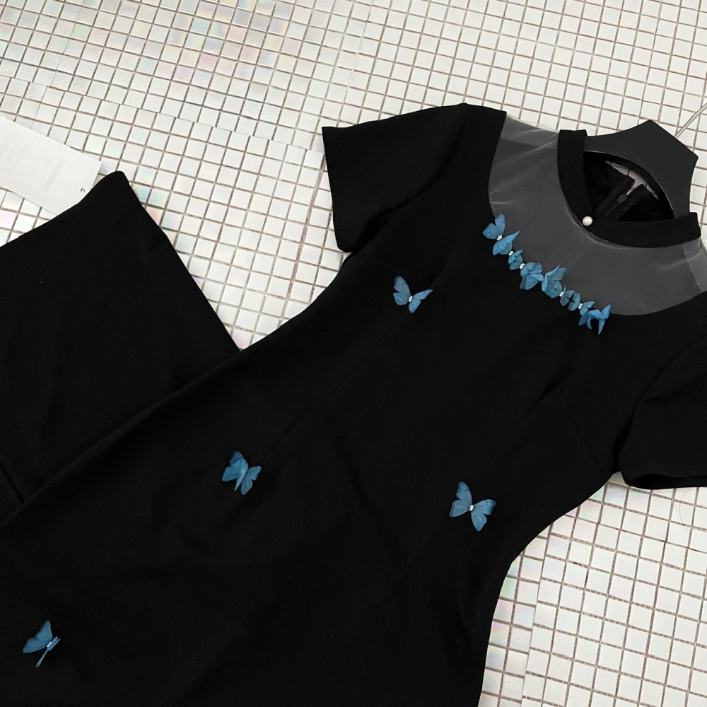 Short sleeve cheongsam temperament dress