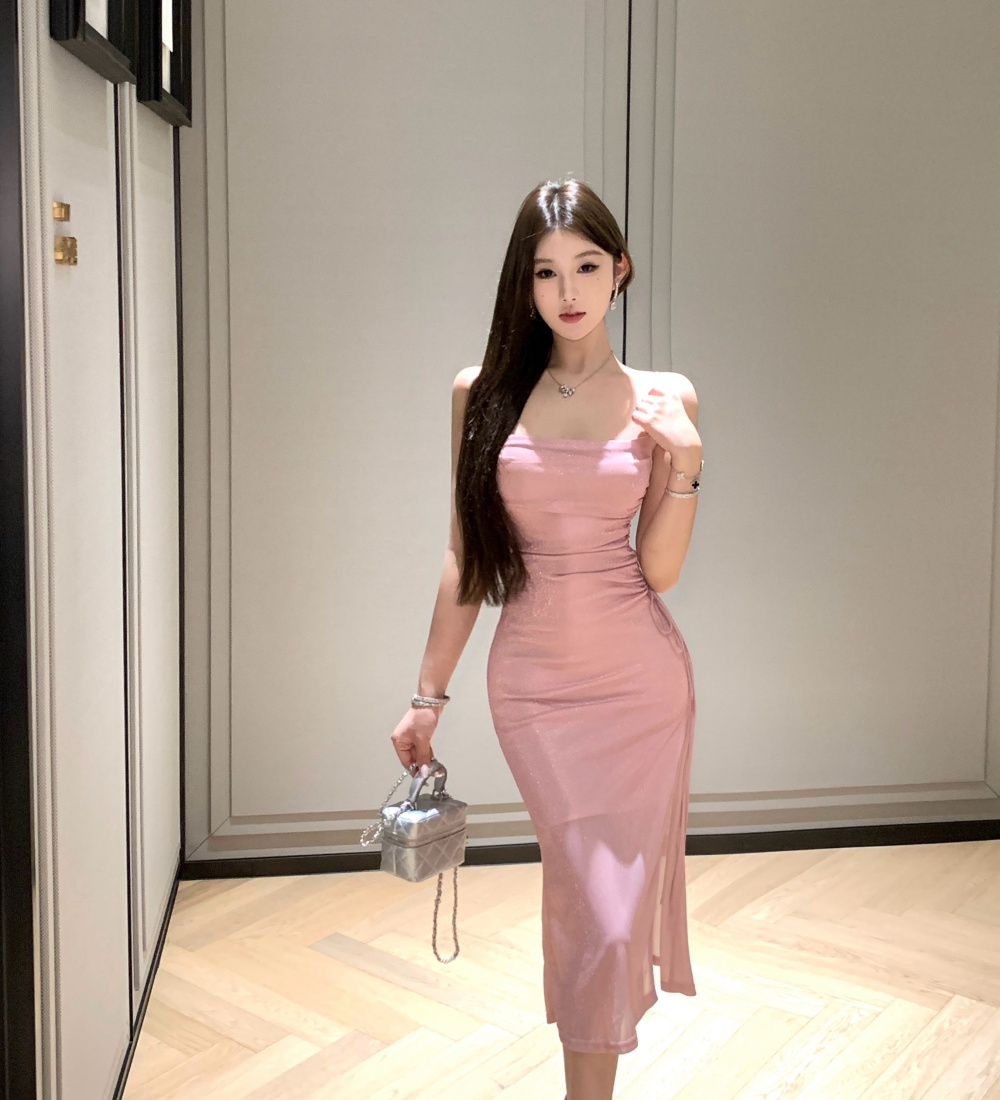 Temperament slim sling summer dress