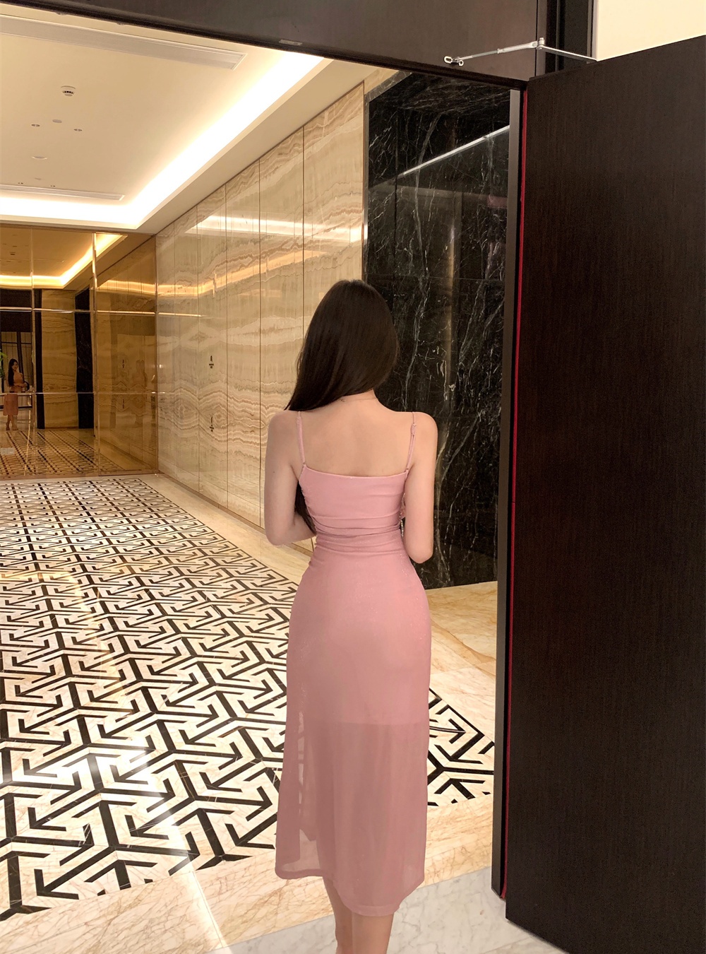 Temperament slim sling summer dress