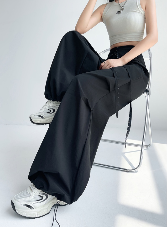 All-match work pants American style wide leg pants