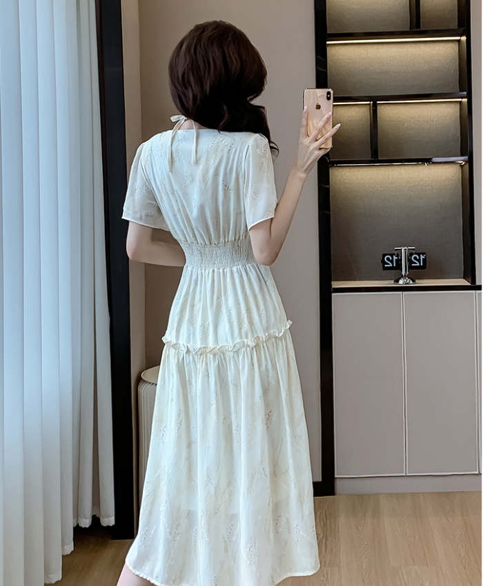 France style summer dress chain long dress