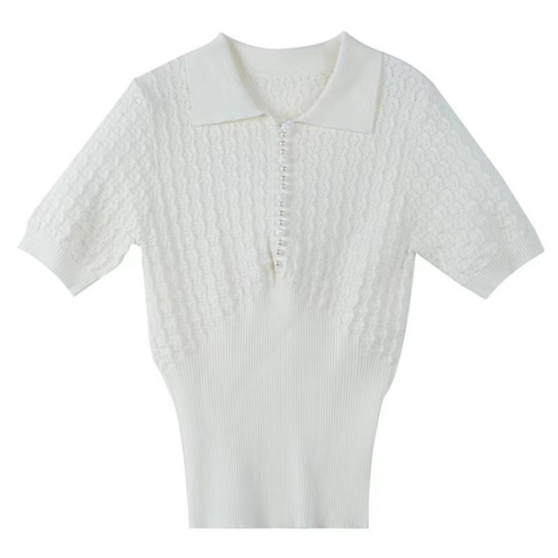 Thin summer short sleeve tops Korean style short T-shirt for women