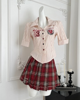 Spicegirl sexy summer short skirt niche enticement tops a set
