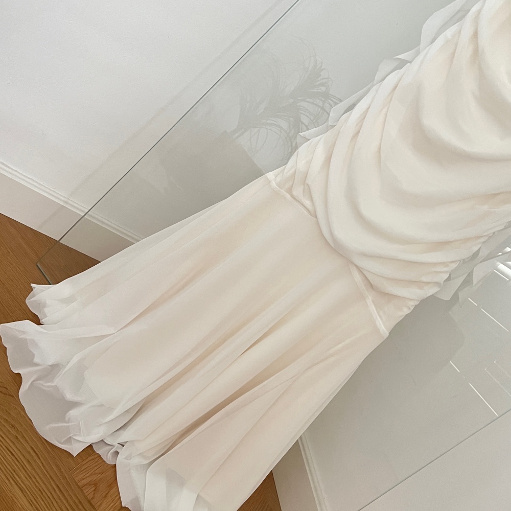 Stereoscopic slim mermaid chouzhe sling tender elegant dress