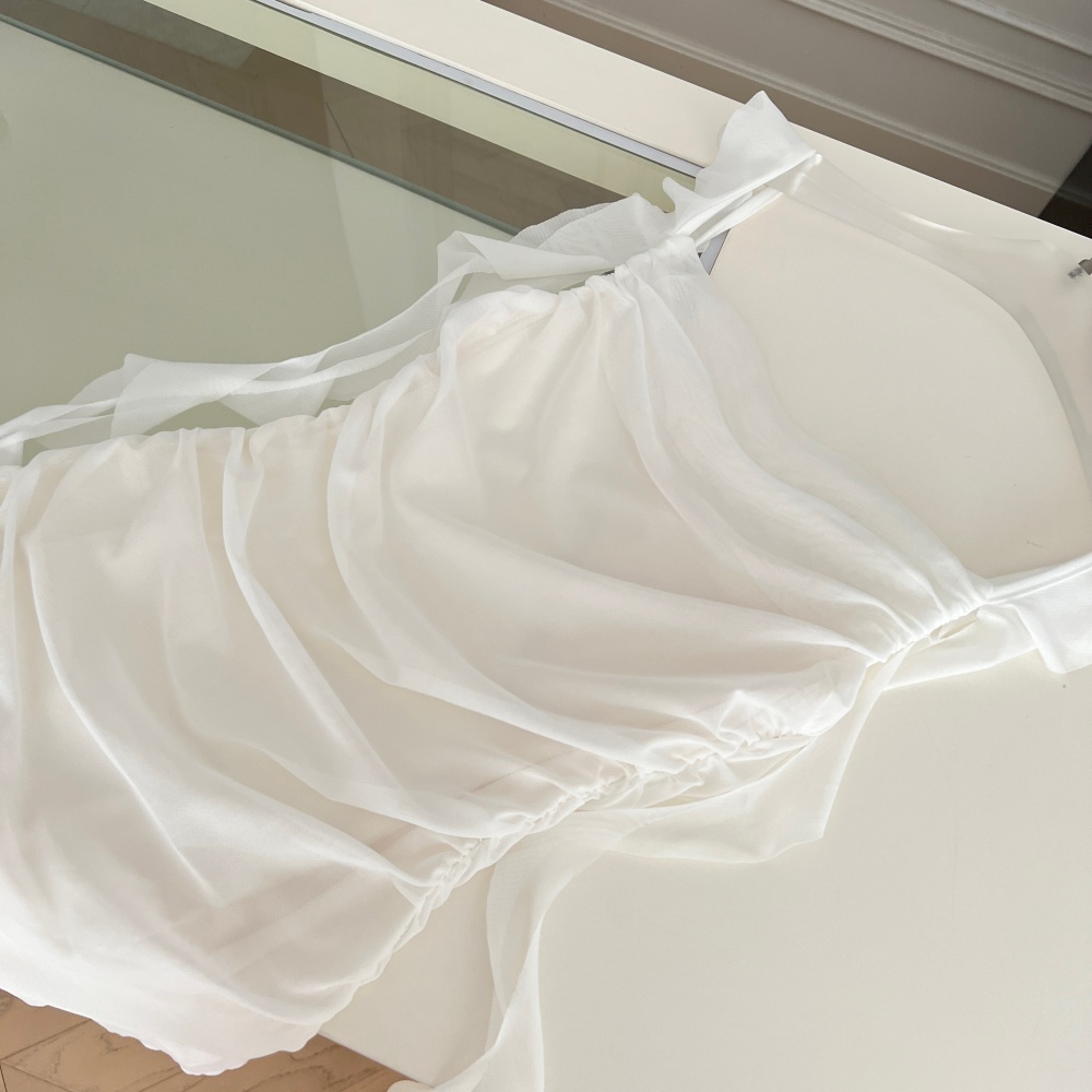 Stereoscopic slim mermaid chouzhe sling tender elegant dress