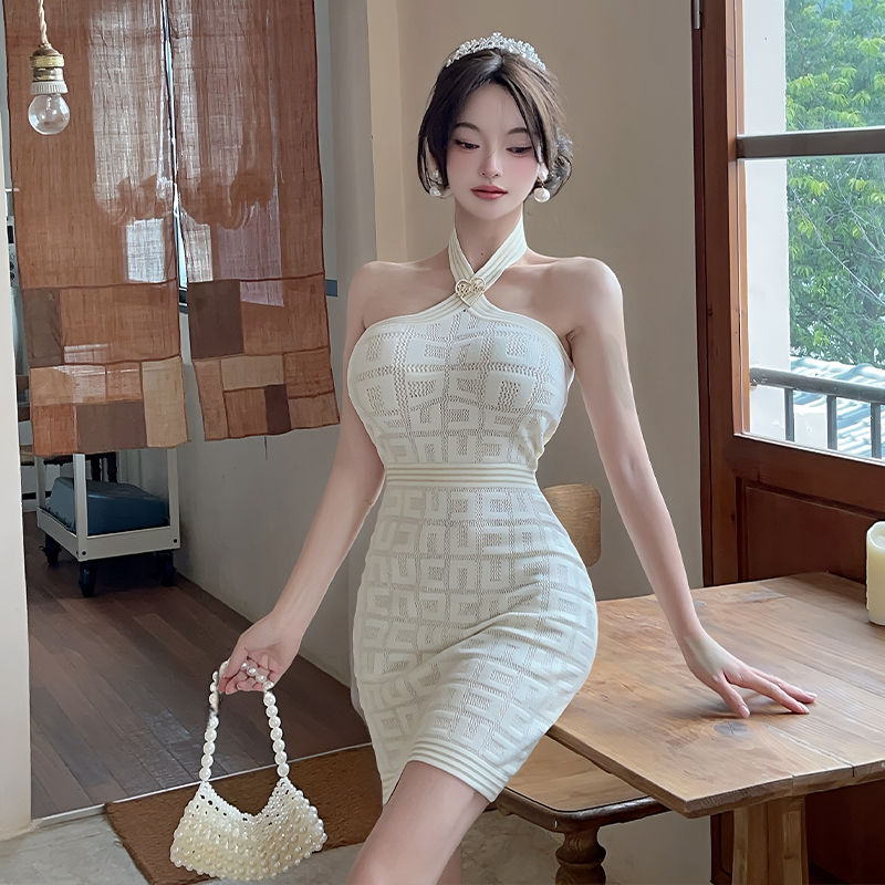 Temperament package hip dress spicegirl summer T-back