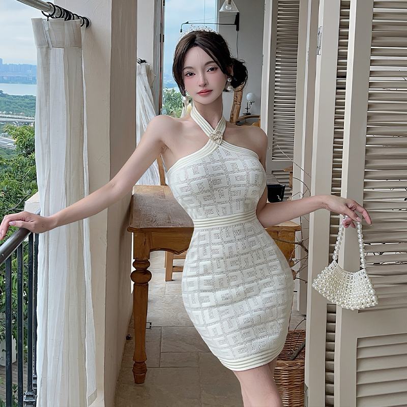 Temperament package hip dress spicegirl summer T-back