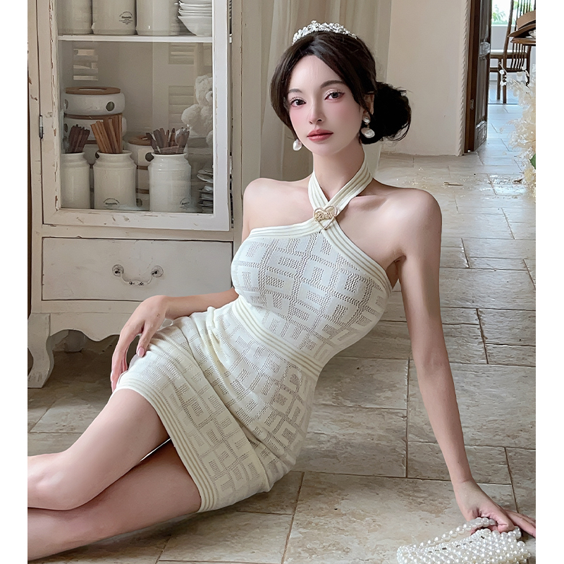 Temperament package hip dress spicegirl summer T-back