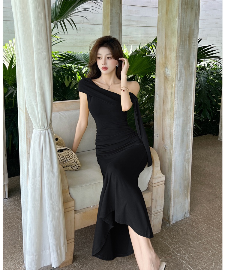 Sexy package hip dress temperament long dress
