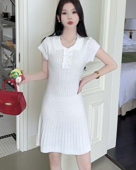 Twist elegant summer sexy knitted spicegirl enticement dress