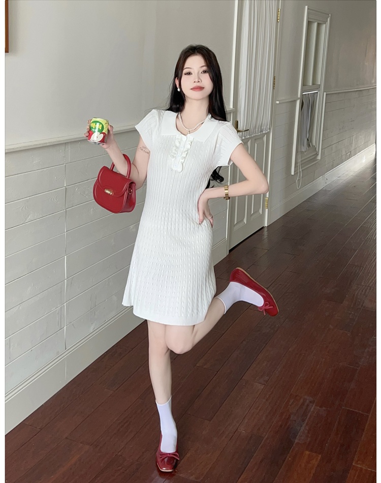 Twist elegant summer sexy knitted spicegirl enticement dress