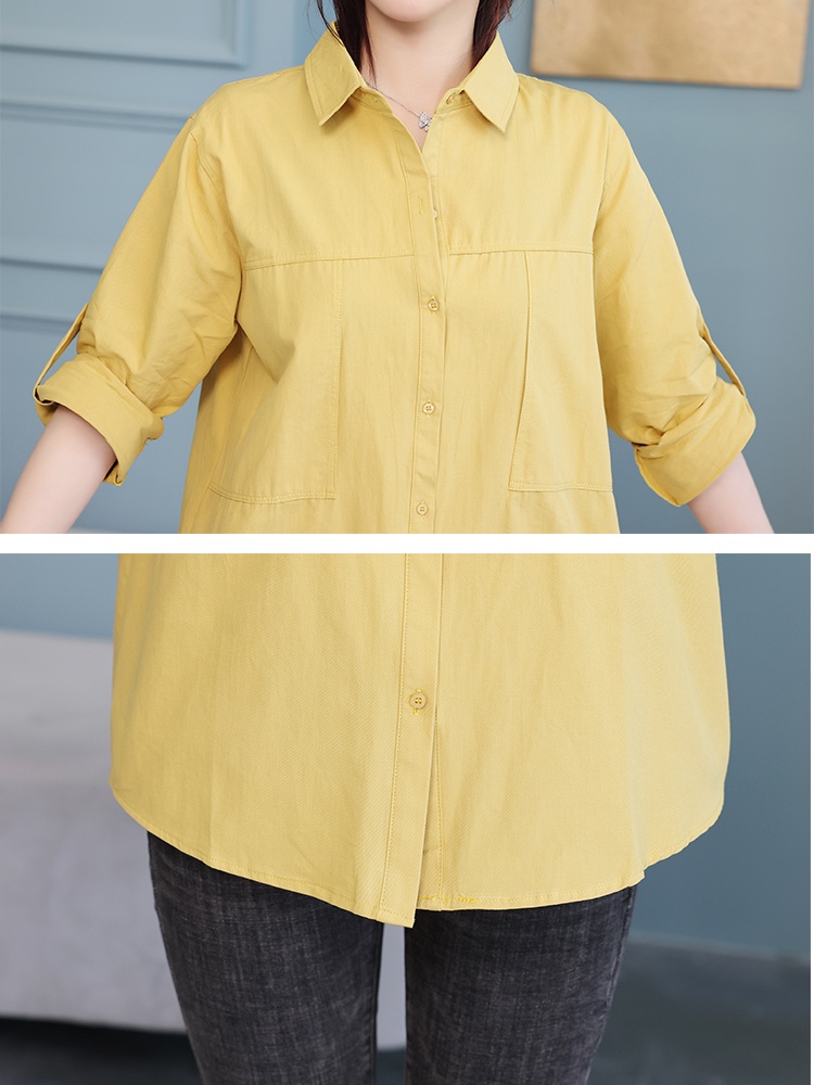 Lazy red tops Korean style Western style shirt for women